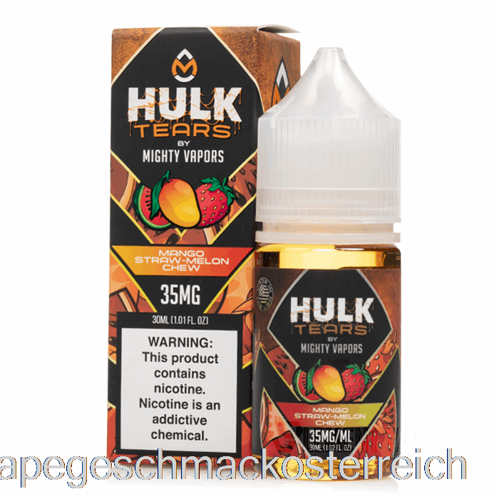 Mango-Strohmelonen-Kaubonbons – Hulk-Tränen-Salze – 30 Ml, 50 Mg Vape-Geschmack